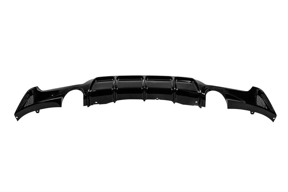 BMW 4 Series F32/F33/F36 2012-2020 Heckdiffusor für Stoßstange hinten für doppelseitigen Einzel-Auspuff V2 (für M-Sport, ABS) Foto 4