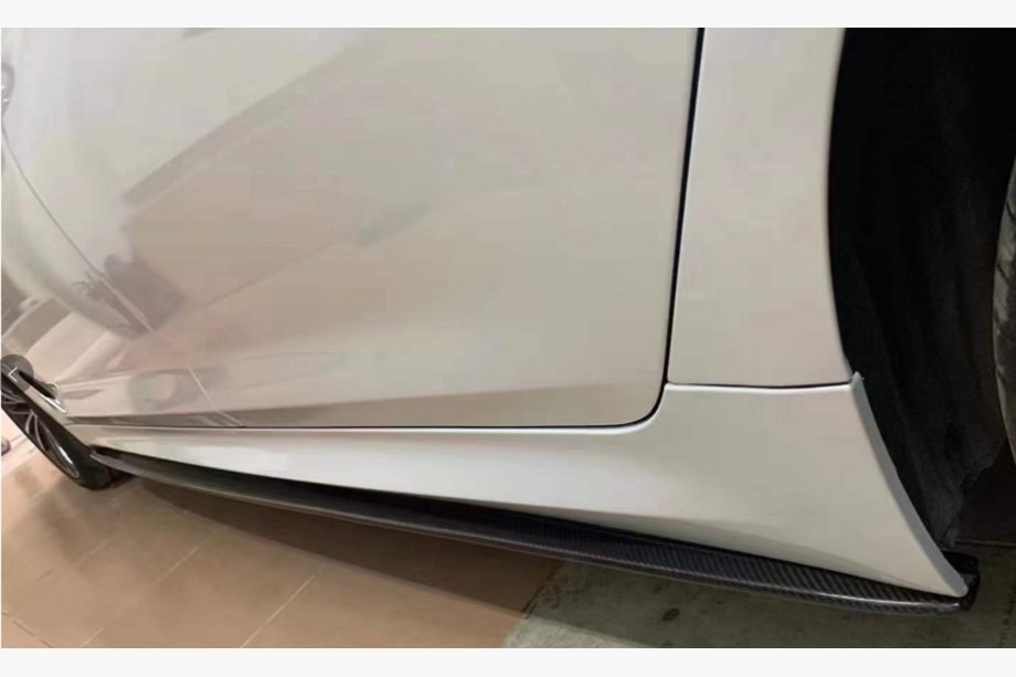 BMW 5er G30/G31 2017–2023 Schwellerabdeckungen ABS (für M-Sport/M5 Schweller, Schwarz Glanz) Image