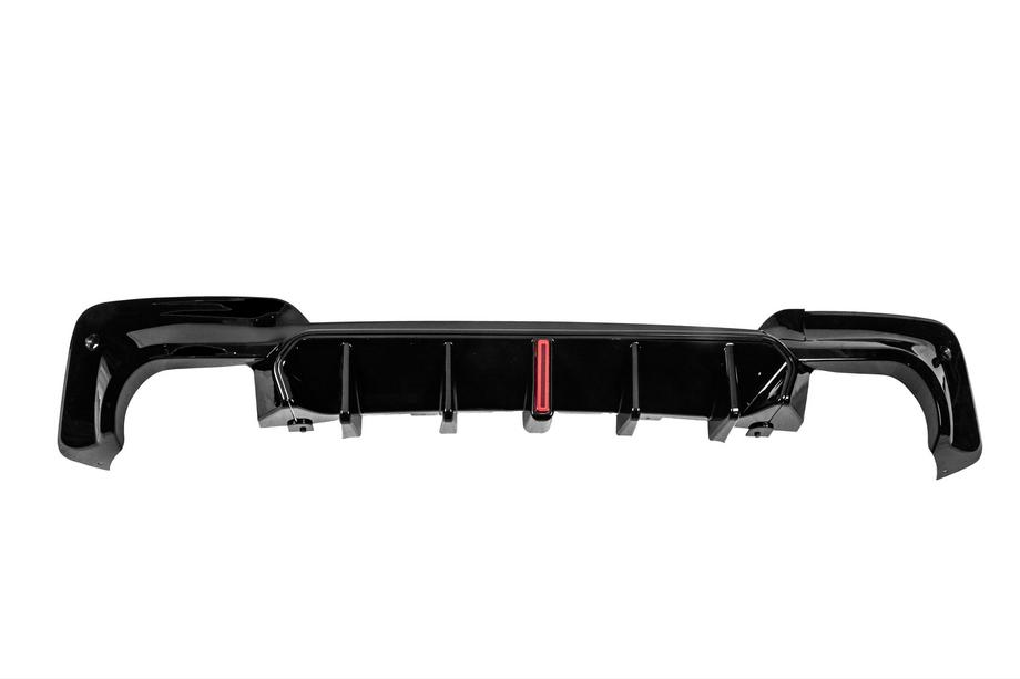 BMW X3 G01 2018- Heckstoßstangen-Diffusor CS-Style LED (für M-Sport 2018-2021, ABS) Image