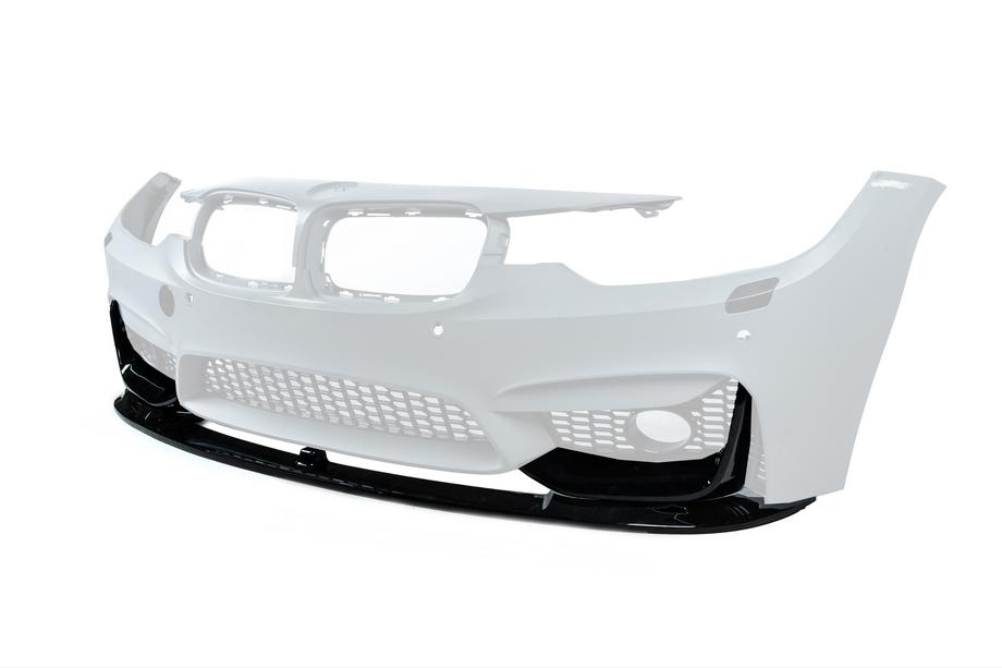 BMW 3 Series F30/F31 2012-2019 Frontlippe BM (für M3-LOOK, Schwarz Hochglanz) Image
