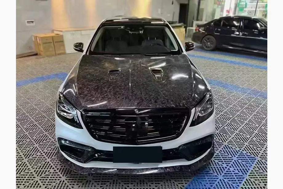 Mercedes S-class W222 2013-2022 Motorhaube (Forged Carbon) Image