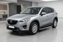 Mazda CX-5 2012-2017 Seitenschweller Tayga Grey (2 Stk., Aluminium) Foto 1