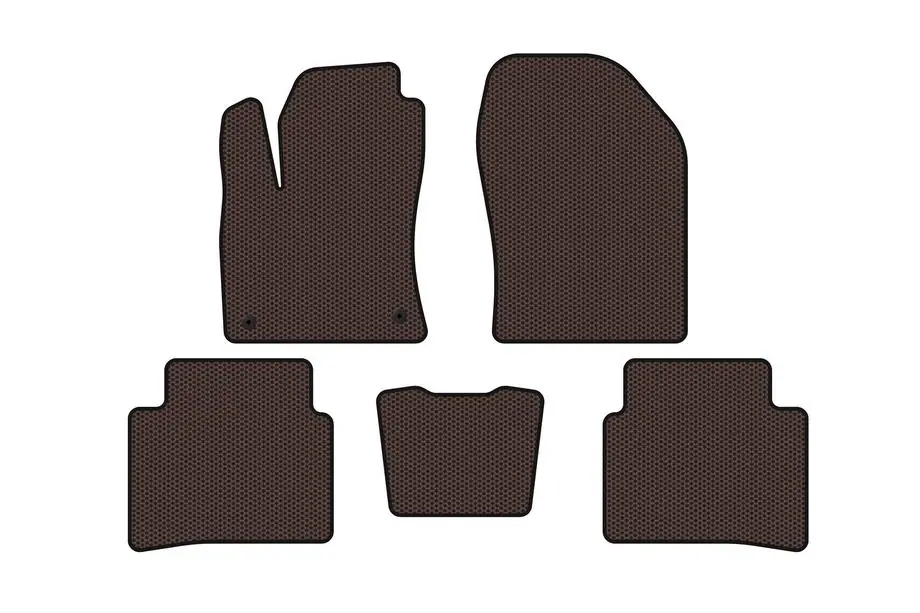 Toyota Prius 2015-2022 Gummimatten Carsuit (LB, Braun) Image