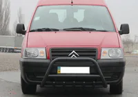 Fiat Scudo 1996-2007 Frontbügel WT003 Schwarz Edelstahl Foto 4