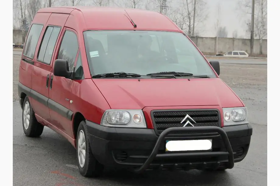 Fiat Scudo 1996-2007 Frontbügel WT003 Schwarz Edelstahl Image