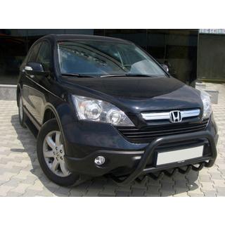 Frontschutzbügel WT003 Schwarz (Edelstahl) Honda CRV 2007-2011 Foto 1