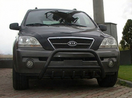 Kia Sorento I BL 2002-2009 Frontschutzbügel WT003 Schwarz (Edelstahl) Foto 2