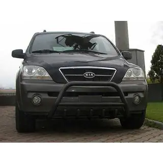 Frontschutzbügel WT003 Schwarz (Edelstahl) Kia Sorento I BL 2002-2009 Foto 2