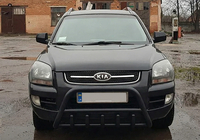Kia Sportage 2004-2010 Frontschutzbügel WT003 Schwarz (Edelstahl) Foto 1