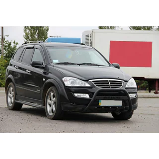 Frontbügel WT004 Schwarz (Edelstahl) SsangYong Action 2005-2018 Foto 3