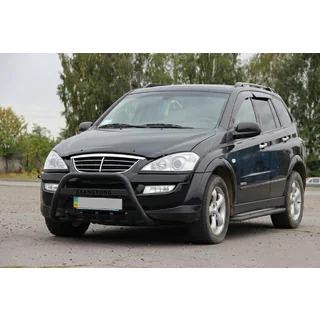 Frontbügel WT004 Schwarz (Edelstahl) SsangYong Action 2005-2018 Foto 1