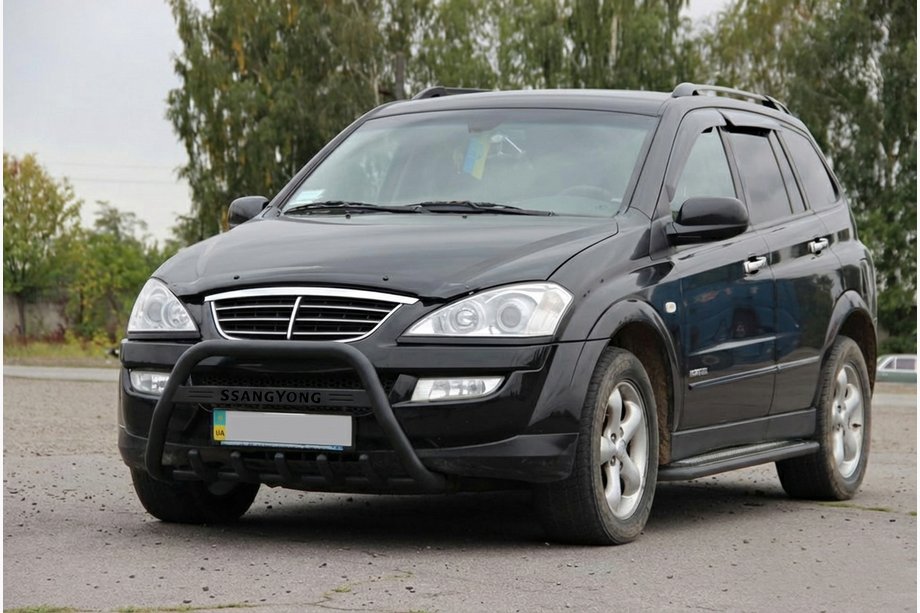 SsangYong Action 2005-2018 Frontbügel WT004 Schwarz (Edelstahl) Image