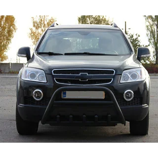 Frontbügel WT003 Schwarz (Edelstahl) Chevrolet Captiva 2006-2019 Foto 1