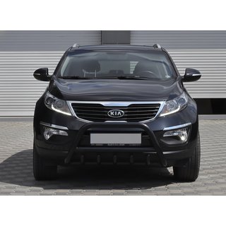 Frontschutzbügel WT003 Schwarz (Edelstahl) Kia Sportage 2010-2015 Foto 3