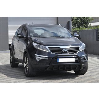 Frontschutzbügel WT003 Schwarz (Edelstahl) Kia Sportage 2010-2015 Foto 4