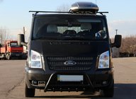Ford Transit 2000–2014 Frontbügel WT003 Schwarz (2006-2014, Edelstahl) Foto 3