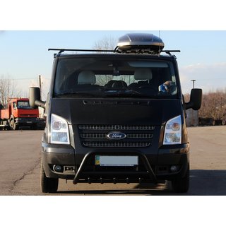 Frontbügel WT003 Schwarz (2006-2014, Edelstahl) Ford Transit 2000–2014 Foto 3