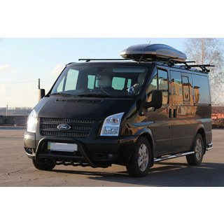 Frontbügel WT003 Schwarz (2006-2014, Edelstahl) Ford Transit 2000–2014 Foto 4