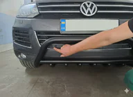 Volkswagen Touareg 2010-2018 Frontbügel WT003 Schwarz Edelstahl Foto 5