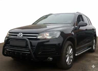 Volkswagen Touareg 2010-2018 Frontbügel WT003 Schwarz Edelstahl Foto 3