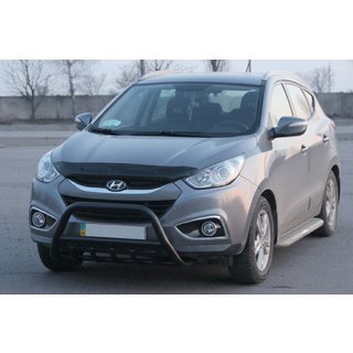 Frontbügel WT003 Schwarz (Edelstahl) Hyundai IX-35 2010-2015 Foto 1