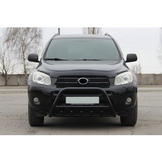 Frontbügel WT003 Schwarz Edelstahl Toyota Rav 4 2006-2013 Foto 3