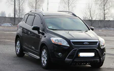 Ford Kuga 2008-2013 Frontschutzbügel WT003 Schwarz (Edelstahl) Foto 3