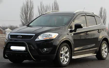 Ford Kuga 2008-2013 Frontschutzbügel WT003 Schwarz (Edelstahl) Foto 1
