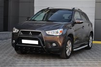 Mitsubishi ASX 2010-2023 Frontschutzbügel WT003 Schwarz (Edelstahl) Foto 4