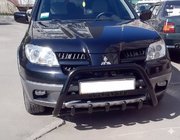 Mitsubishi Outlander 2001-2006 Frontbügel WT004 Schwarz (Edelstahl) Foto 1