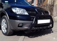 Mitsubishi Outlander 2001-2006 Frontbügel WT004 Schwarz (Edelstahl) Foto 3