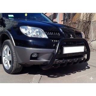 Frontbügel WT004 Schwarz (Edelstahl) Mitsubishi Outlander 2001-2006 Foto 3