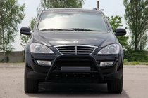 SsangYong Kyron 2005-2014 Frontbügel WT003 Schwarz Edelstahl Foto 2