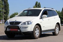 SsangYong Kyron 2005-2014 Frontbügel WT003 Schwarz Edelstahl Foto 5