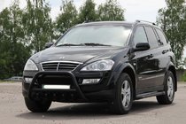 SsangYong Kyron 2005-2014 Frontbügel WT003 Schwarz Edelstahl Foto 1