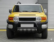 Toyota FJ Cruiser 2006-2022 Frontbügel WT003 Schwarz Edelstahl Foto 1