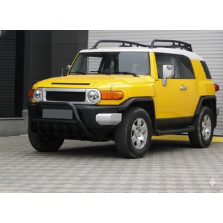 Frontbügel WT003 Schwarz Edelstahl Toyota FJ Cruiser 2006-2022 Foto 3