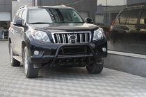 Toyota Land Cruiser Prado 150 2009-2023 Frontbügel WT003 Schwarz Edelstahl Foto 4