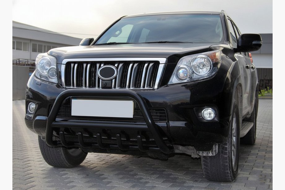 Toyota Land Cruiser Prado 150 2009-2023 Frontbügel WT003 Schwarz Edelstahl Image