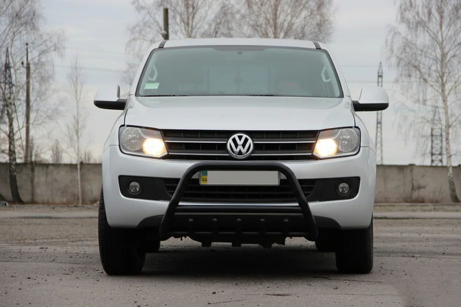 Volkswagen Amarok 2010-2022 Frontbügel WT003 Schwarz Edelstahl Image