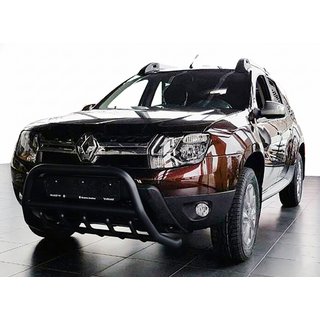 Frontbügel ohne Schriftzug WT003 Schwarz (Edelstahl) Dacia Duster 2008-2018 Foto 1