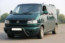 Volkswagen T4 Caravelle/Multivan 1990–2003 Frontbügel WT004 Schwarz (Edelstahl) Foto 2