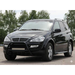Frontbügel WT003 Schwarz Edelstahl SsangYong Action 2005-2018 Foto 3