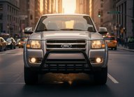 Ford Ranger 2007-2011 Frontbügel WT003 Schwarz Edelstahl Foto 3
