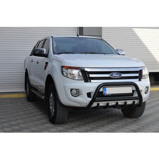 Frontschutz WT003 Schwarz (Edelstahl) Ford Ranger 2011–2022 Foto 3