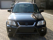 Honda CRV 2001-2006 Frontschutzbügel WT003 Schwarz (Edelstahl) Foto 4