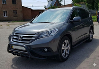 Honda CRV 2012-2016 Frontschutz WT003 Schwarz (Edelstahl) Foto 4