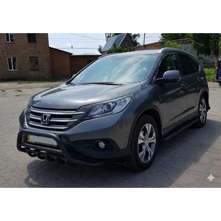 Frontschutz WT003 Schwarz (Edelstahl) Honda CRV 2012-2016 Foto 4