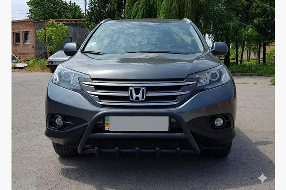 Honda CRV 2012-2016 Frontschutz WT003 Schwarz (Edelstahl) Image