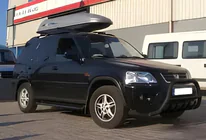 Honda CRV 1996-2001 Frontbügel WT003 Schwarz Edelstahl Foto 3